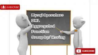 SQL MySQL operators/Aggregated functions/DML/Group by/Order by/Having clauses in tamil part 4