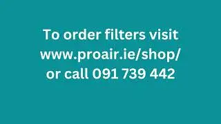 How to change the filters on the ProAir 750LI