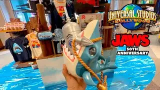 Jaws 50th anniversary merch at Universal Studios Hollywood!