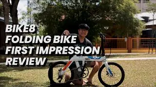 Bike8 Folding Bike First Impression Review / Bike Review 003