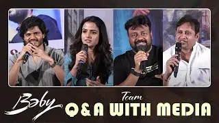 Baby Movie Team Q & A With Media About National Award Winning | Anand Deverakonda | Vaishnavi