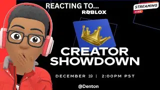 I REACTED TO THE ROBLOX CREATOR SHOWDOWN 2025!