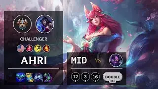 Ahri Mid vs Kennen - NA Challenger Patch 11.18
