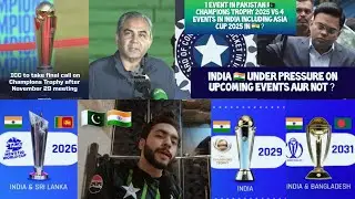 is BCCI is in Pressure now ? PCB CHAIRMAN is Confident 🇵🇰 Ct25 ? 1 event vs 4 Events in 🇮🇳