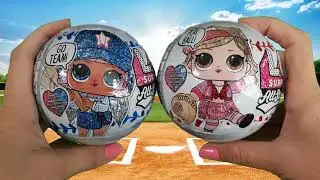БЕЙСБОЛ от Куколок ЛОЛ Сюрприз! ВСЕ Звезды! All Stars B.B.s. 1 серия Золотой Шар! Распаковка