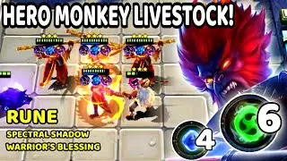 HERO OF THE LEGENDS!! CHESS BOARD FULL OF ELEMENTALIST MONKEYS!! MAGIC CHESS MLBB
