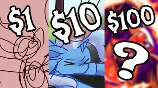Art Challenge: 1 Minute vs 10 Minutes vs &infin; Minutes | ft PoxyBoxy, fizzlefer, and TheBirdGang