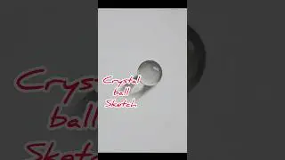 A crystal ball drawing #shorts #art #artist #artwork #drawing #sketch #sketchbook #realistic