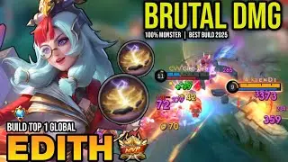EDITH BEST BUILD 2025 | BUILD TOP 1 GLOBAL EDITH GAMEPLAY | MOBILE LEGENDS✓