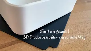 3D-Drucke nacharbeiten | ohne lackieren! | schaben | schleifen | fetten?