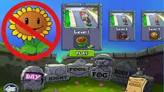 No Sunflower ไม่ใช้ดอกทานตะวัน Plants vs. Zombies HD (Tablet version /iPad)