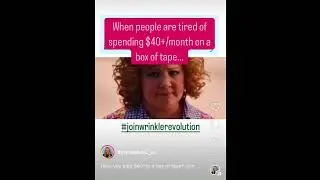 Skip paying $40/box of face tape, join Wrinkle Revolution ✨