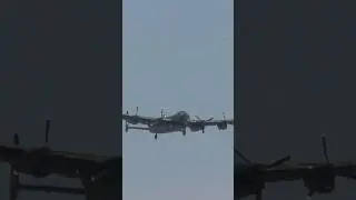 Avro Lancaster Bomber flypast at Manchester Airport! 09.09.23 #manchesterairport #avrolancaster