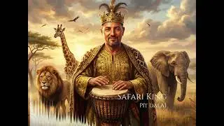 Safari King - (Modern Afrobeats / Cinematic Tribal Percussion K&eacute;sz&uuml;lt: Suno AI k&ouml;zreműk&ouml;d&eacute;s&eacute;vel)