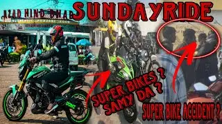 Sunday Ride at Ajadhind Dhaba|| superbikes festible||bike accident|| superbike crashed @dReamwAlk