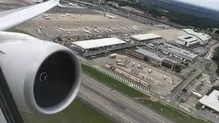 R&R Trent XWB vs GE90-115B, full power take off engine sound comparison