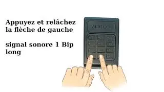 Programmation du clavier code Alutech