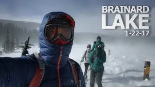 1-21-17 Brainard Lake Snowshoe Hike - Jake and Mar vlog