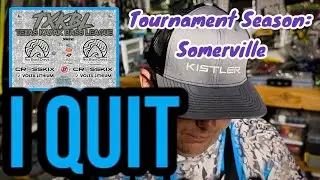 Tournament Season: Lake Somerville | I QUIT!! (Texas Kayak Bass League)