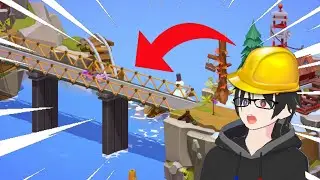 I built my first bridge | Steve Plays - Poly Bridge 3 Playthrough 