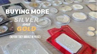 4K | Silver & Gold are super volatile! Bought more silver and gold for my stack! #silverstacking 
