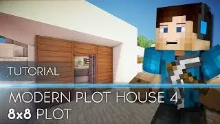 [Tutorial] Minecraft Modern House 8x8 (Plot) HD