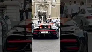 Миллиардер из Дубая наслаждается своим Bugatti Chiron в Монако #монако #суперкары #роскошь #стиль...