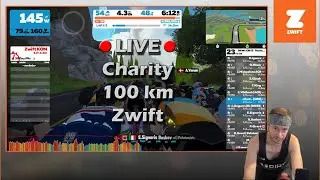 🔴 ! LIVE ! - Charity 100km Zwift - Tribe Freedom Foundation