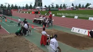 2013 Canada games men's long jump gold medal winner (Jared Keer)