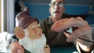 Gnomes Decorations for Yard 9.7'' Fishing Gnome Statue Outdoor Garden Decor, Fish area and more
