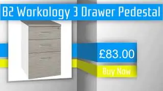B2 Workology 3 Drawer Pedestal