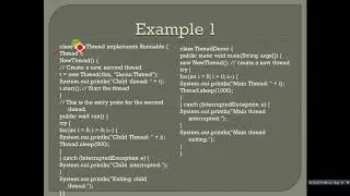 13 Multithreading by implementing runnable interface