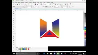 A W logo in Corel Draw. Corel Draw Tutorial. #logo #logodesign #coreldraw