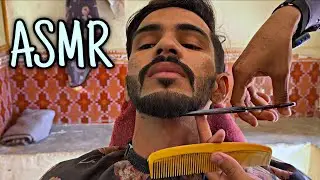 DEEP Relaxation with Young Barber's ASMR Beard Cutting 