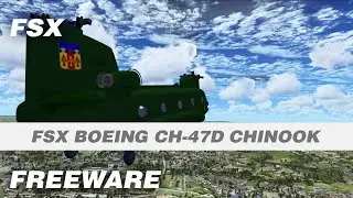 FSX CH-47D Chinook U.S. Armed Forces V2 (Freeware) | Updated Textures + Unit Markings Preview