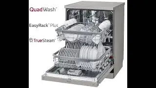 LG 14 Place Settings Wi-Fi Dishwasher (DFB424FP, Silver) Review: Silent Operation