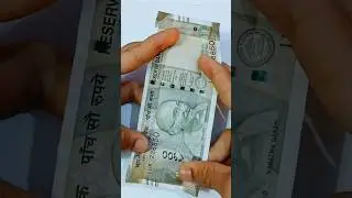 NOTE ka JADU 💸✨️ || Note se Shirt Banaya 👕  Phir Khol diya 😲 Bilkul Safe Note 💸  #Shorts