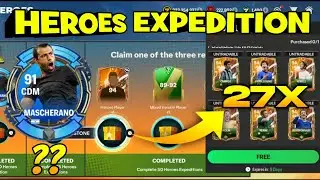 HOW TO COMPLETE 50 HEROES EXPEDITION REWARDS MILESTONE PACK OPENING IN EA FC FIFA MOBILE 24