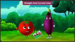 Straight and curved lines | Part 1/3 | English | Class 2