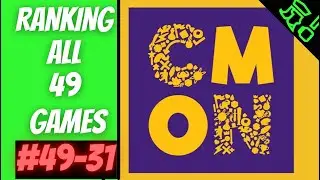 RANKING ALL 49 CMON GAMES!  #49- 31!!!