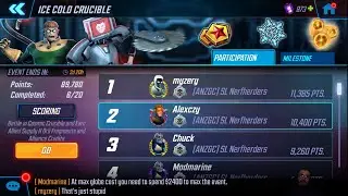 Marvel Strike Force - Ice Cold Crucible Day 1