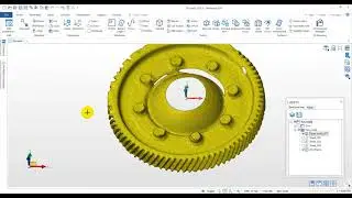 [HEXAGON] Thiết kế ngược b&aacute;nh răng nghi&ecirc;ng - Gear reverse.