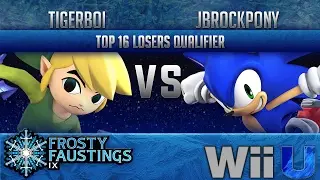 FFIX Smash 4 TOP 16 LOSERS QUALIFIER - TigerBoi (Toon Link) vs JbrockPony (Sonic)