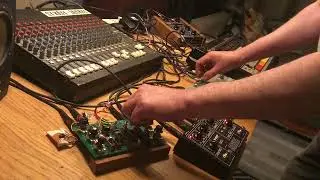 Running a TR-808 and TB-303 into the Double Trouble and then through the new filter.