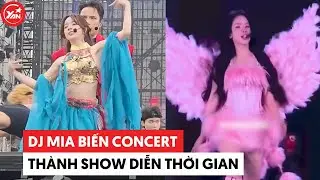 DJ Mie biến concert th&agrave;nh show diễn thời trang: V&aacute;c hơn 170kg h&agrave;nh l&yacute;, diện đồ ti&ecirc;n tử ho&aacute; thần