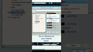 How to connect cubase 5 to sound for recording.