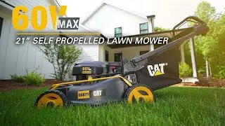 Cat DG671 60V Self-Propelled Cordless Lawn Mower Review | Powerful 3-In-1 Brushless Mower
