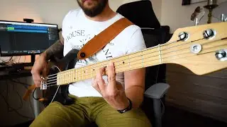 Guitarist plays bass: Clutch - X-Ray Visions (bass guitar cover)
