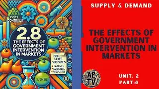 💸AP Microeconomics Unit 2.8: The Effects of Government Intervention in Markets💸