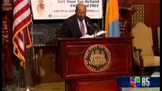 WUVP TV 2012 01 27 11PM Mayor Announces Tax Prep Sites